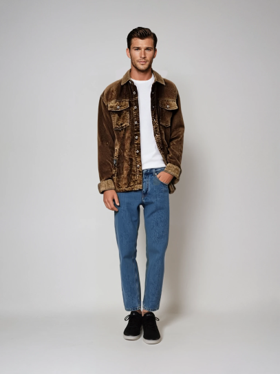 Maxwell | Stylish Corduroy Men's Winter Jacket