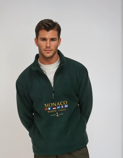 NovaWear Stylish Monaco Half Zip Sweater for Comfort