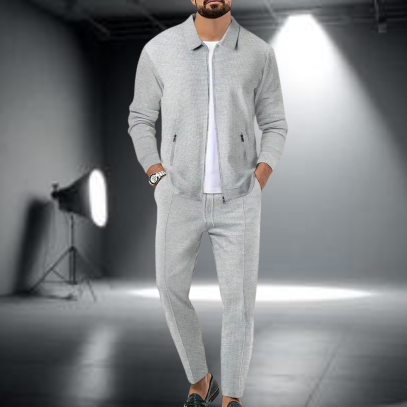 UrbanWear Men's Stylish Tracksuit Set for Comfort